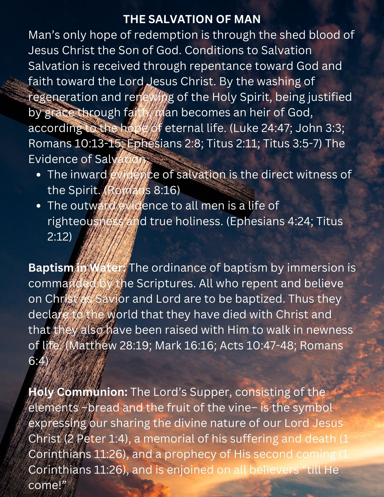 Fundamental truth 10